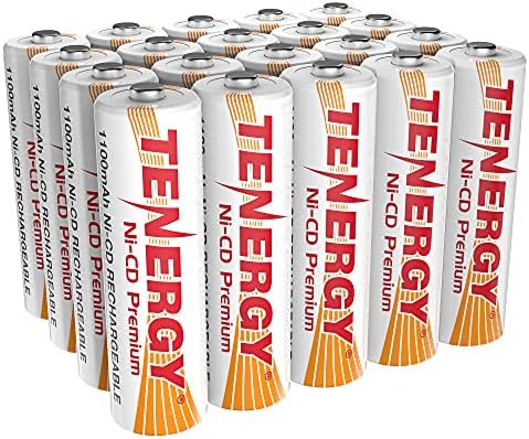 Tenergy AA Premium NiCd punjive baterije 1100mAh 1.2 V Baterija za solarna svjetla, Vrtna svjetla, 8-Pack