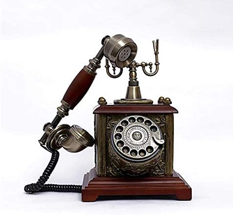 Retro Vintage Telefon Europski antikni Telefon Old-Faided Retro telefon Rotacioni biranje dnevni boravak Zemljište