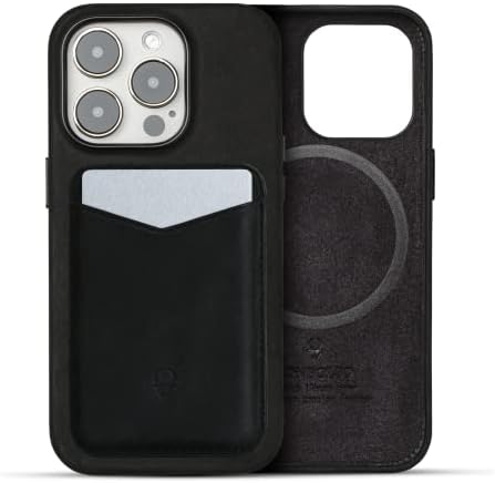 Donbolso iPhone 14 pro max kožna futrola - vintage crna Apple Telefonska futrola sa kompatibilnošću magsafe