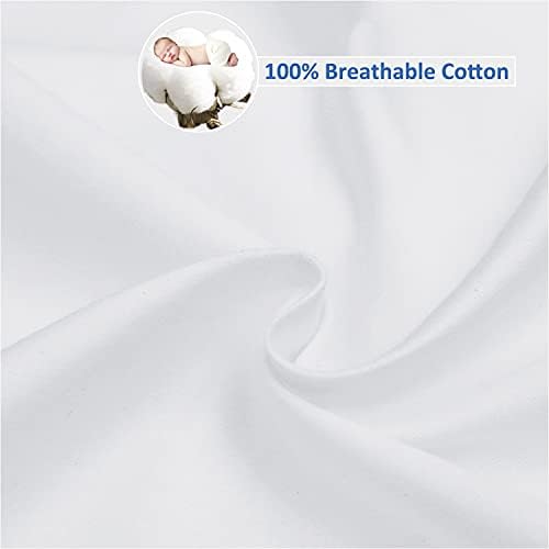 Precoco Bijeli jastuk SELET STAND SELET Skup od 2- pamuk Ugodni i meki jastučni zaštitnici sa patentnim sakrivenim