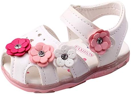 Dječja djevojačka obuća LED svjetlosne novorođenčad dječje cipele Cvijeće sandale za djecu Dječji