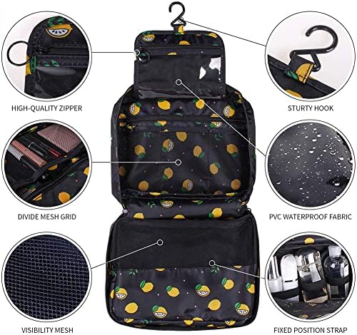 Nvatorfox viseća putna toaletna torba multifunkcionalna kozmetička torba Prijenosna torbica za šminkanje