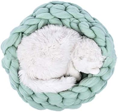 Vedem pet Handmade Warm Chunky Kintted mačka vune krevet za macu, mačka i štene