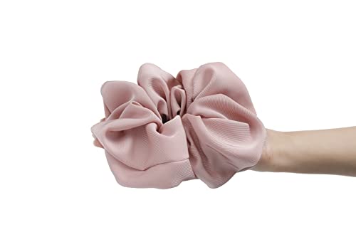 Jumbo Silk Stain Scrunchies za žene, Oversize meka Scrunchie za gustu kosu, luksuzne vezice za