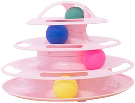 Ipetboom Toys cat Toy Roller 4-Level gramofon Cat Balls sa lopticama Interaktivna zabava mentalne