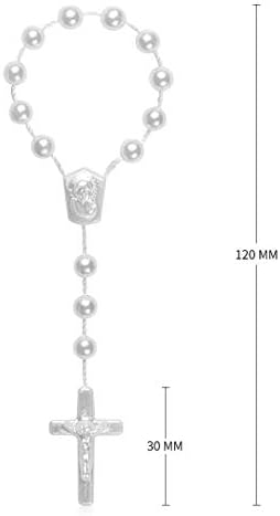 24 komada krštenja krunice akrilne krunice ružne perle Mini rosaries sa anđelom za prvu zajedničku