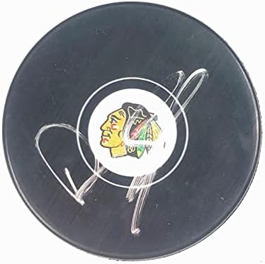 DEREK KING potpisao hokejaški Pak PSA / DNK Chicago Blackhawks sa autogramom - potpisanim NHL pakovima