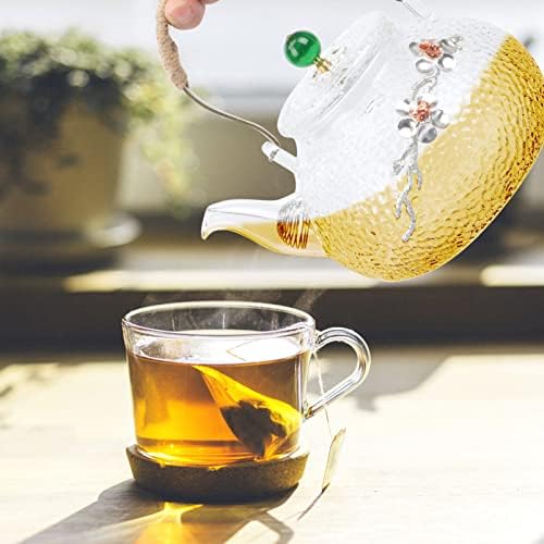 Cabilock staklena voda stakla čaša čajnik čajnik stovetop stakleni bacač stakleni aparat za čaj za toplinu boce