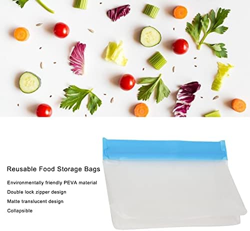 Torbe za višekratnu upotrebu hrane silikonske torbe za zamrzivač nepropusne torbe za sendviče torba za ručak