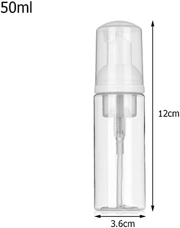 HomeSogood 3pcs 50ml plastična boca za pjenu pumpu prazna kozmetička boca čistač za čišćenje sapuna