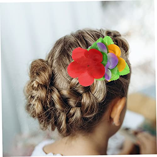 Bestoyard Hawaiian cvjetni pribor za kosu za kosu za žene za žene za kosu saligator 36 kom Ženski