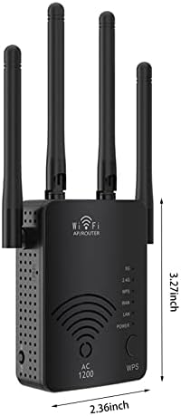 LADIGASU WiFi ekstender pojačivač signala WiFi Signal Amplifier 1200m Dvopojasni 5G bežična linija Amplifier
