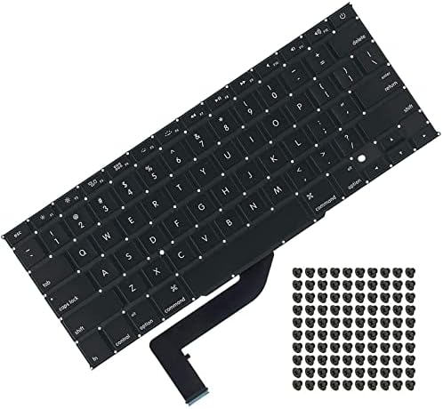 Američka Tastatura sa Flex kablom + komplet vijaka 661-8311 661-02536 zamjena za MacBook Pro Retina