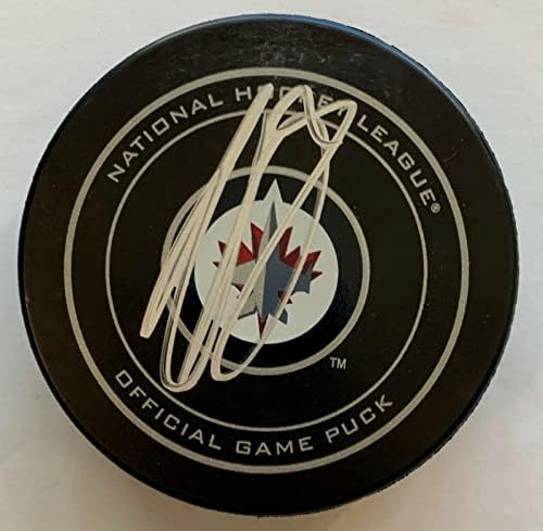 Evander Kane potpisao Winnipeg Jets Hockey Puck autographed PSA DNA COA-Autographed NHL Pucks