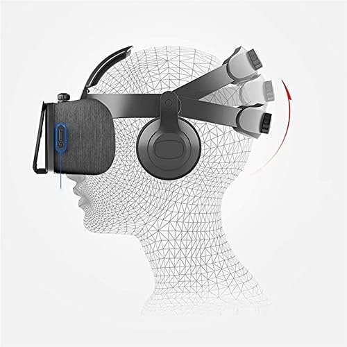 Mxjcc 3D VR naočare slušalice za virtuelnu stvarnost za igre i 3D filmove, nadograđene i lagane sa