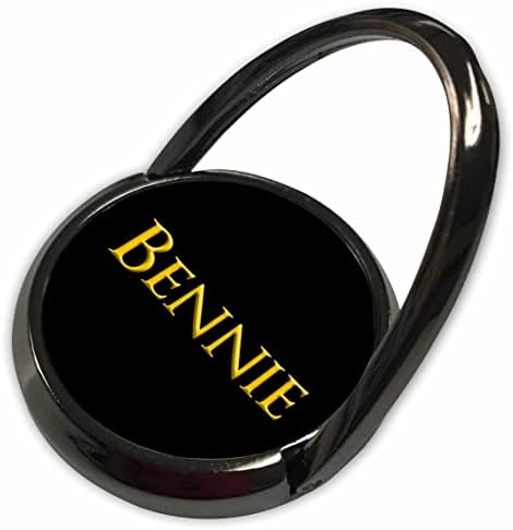 3Droza Bennie zajednička žena u Americi. Žuta na crnim telefonskim prstenima