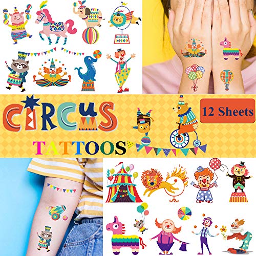Cirkuske privremene tetovaže za djecu - više od 105 tetovaža, usluge cirkuskih karnevalskih potrepština za