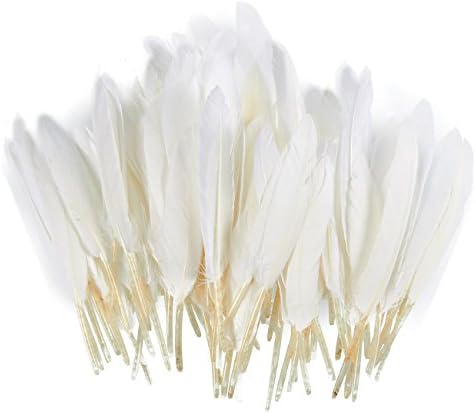 Juvale Gusje perje od 100 komada, prirodno perje za zanate, uradi sam, vjenčanje, svadbeni tuš i dekoracije