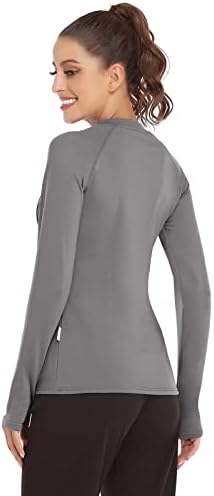 Soneven ženske fleke termalne košulje dugih rukava vježbanje vrhovi vlage Wicking atletski majice