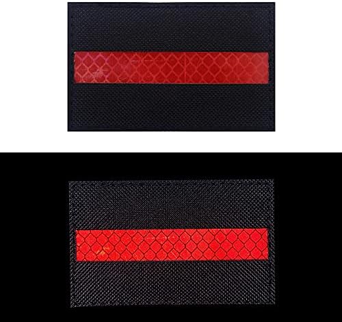 IR infracrvena sigurnosna patch vatrogasna policija tanka plava crvena žuta linija Reflektiraj taktičke primjene