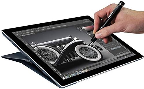 Bronel crna fina tačaka digitalna aktivna olovka kompatibilna sa Acer TravelMate P2 laptop | Acer