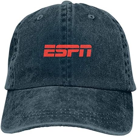 TRIOEPU ESPN Logo Unisex kampiranje starinske traperice bejzbol kapa klasični pamučni Tata šešir Podesiva obična