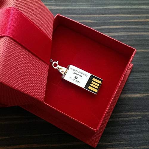 Custom Wooden USB, Poklon za muškarce, poklon za njega, 925 srebrni flash Memory Stick olovka 16GB, uključen
