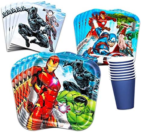 Marvel Avengers Party isporučuje Ultimate set paketa ~ Superheroj Party Favorirs, Rođendanske zabave, ploče,