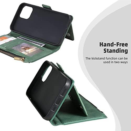 AHGDDA futrola za iPhone 13/13 Mini / 13 Pro / 13 Pro Max, Premium kožna Navlaka za preklopni novčanik
