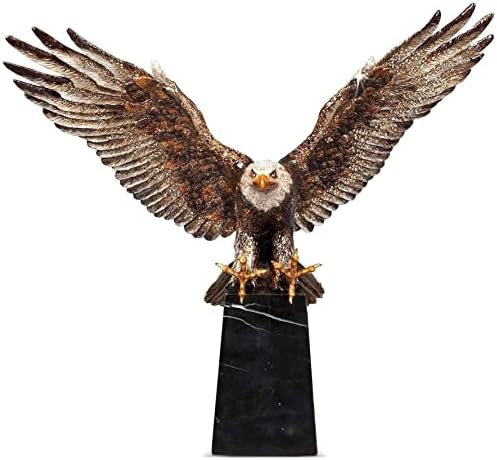 Jay Strongwater Washington Grand Eagle Figurine - prirodno