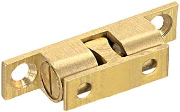 Uxcell ormar za ormare za vrata od mesinga dvostruka loptica zapeta za napetost 35 mm Dužina zlatnog