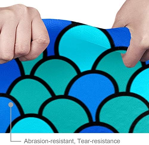 Siebzeh vaga za kožu Mermaid Premium Thick Yoga Mat Eco Friendly Rubber Health & amp; fitnes non Slip Mat