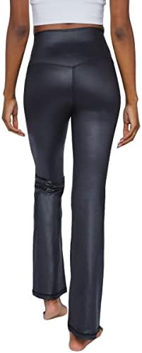 90 stupnjeva refleks lažne kožne pantalone od umjetne kože - čučanjsko otkriće sekrenk V-leđa cirge