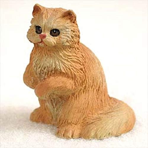 Crvena perzijska minijaturna mačka figurica