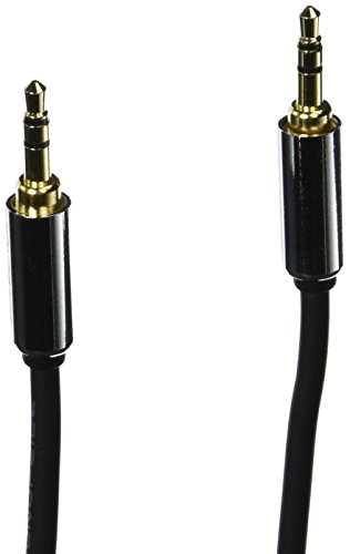Monoprice Audio kabel - 3 metra - crna | 3,5 mm stereo muški do 3,5 mm stereo muški pozlaćeni