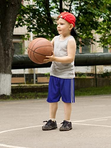 Resinta 5 Pack Toddler Boys Mrežne kratke hlače Brze suhe aktivne šorc hlače košarkaške kratke hlače