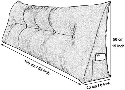Karnado Wedge Jastuci za ublažavanje bolova u leđima dok spava meki i udobni veliki jastuci za čitanje