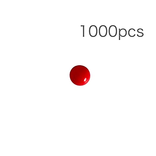 12mm 1000pcs Delrin Polioksimetilen čvrste plastične kuglice za nošenje po meri napravljene u crvenoj boji