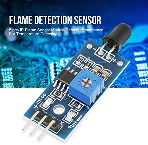 5pcs IR modul senzora plamena, senzor detektora za otkrivanje požara modul za osjetljiv relej za otkrivanje plamena