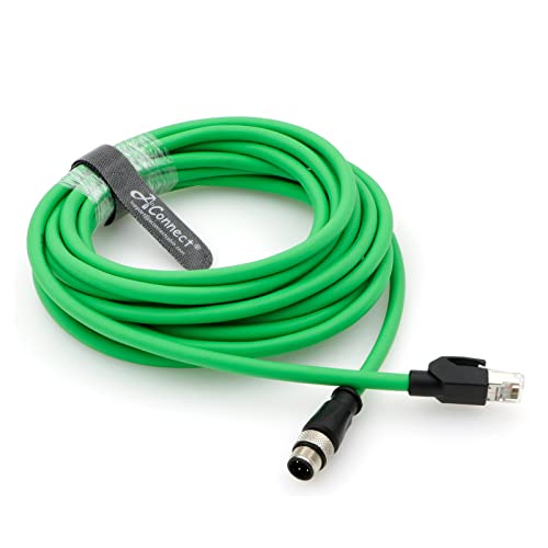 ACONNECT M12 4 Pozicija D-kodirani konektor za RJ45 CAT5E Ethernet kabel kabela vodootporan prijenosni