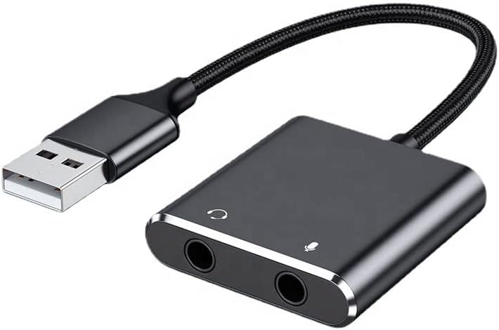 USB do 3.5 mm Audio Adapter eksterni USB Stereo zvučna kartica sa TRS / TRRS 3-polni 3.5 mm priključak