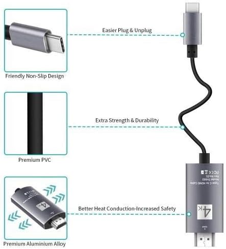 Kabl za Acer Chromebook 15 - SmartDisplay kabl - USB tip-c do HDMI, USB C / HDMI kabel za Acer Chromebook