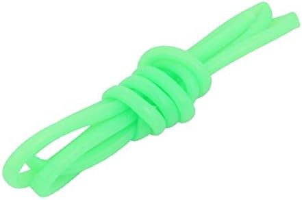 X-dree x 5 mm Visoka otporna na silikonsku gumenu cijev cijev svjetlo-zelena 1m dugačka (Tubo flsibile
