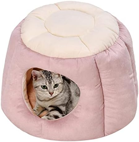 Wxbdd zimska topla kuća za kućne ljubimce gnijezdo mačke torba za spavanje duboki san polu-zatvorene mačke