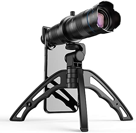 Xjjzs optički Telefon objektiv kamere HD 28X telefoto zum objektiv monokular sa Mini selfi stativom