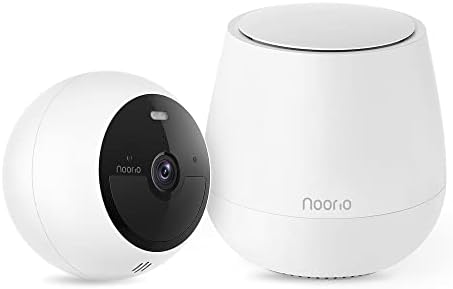 Noorio Sigurnosna kamera Bežični vanjski B200 sa HUB-om, 1080p Kućna sigurnosna kamera, WiFi kamera bez baterije