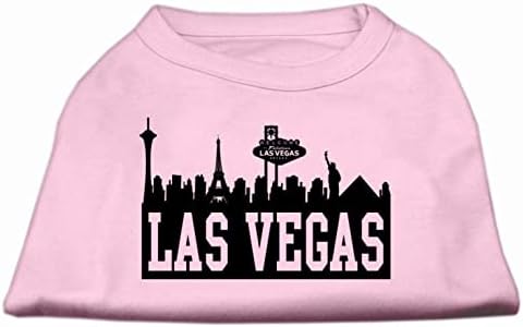 Mirage Pet proizvodi 10-inčni las Vegas Skyline Screen Screen majica za kućne ljubimce, mala, svijetla ružičasta