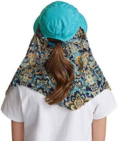 Icolor Women Sun Hats Zaštita od sunca Zaštita od štrika zaklopke Ljeto Široki rub šešir za djevojčicu