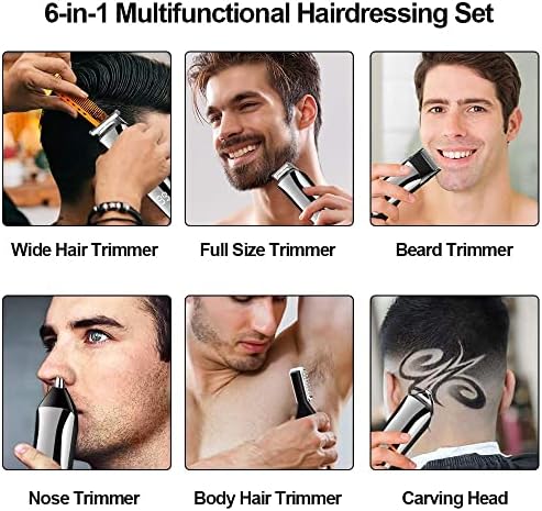 YFQHDD Mašina za šišanje kose multifunkcionalni trimer za muškarce trimer za nos šišanje brade