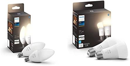 PHILIPS Hue White LED Smart Candle, Bluetooth & Zigbee Compatible – certificirani uređaj za ljude,